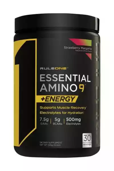 Rule One - Essential Amino 9 + Energy, Peach Mango, Proszek, 345